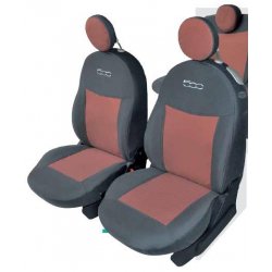 Set coprisedili Superior - Beige - compatibile per Fiat 500 (07/07>06/15) -  Fiat 500C (07/09>06/15) 